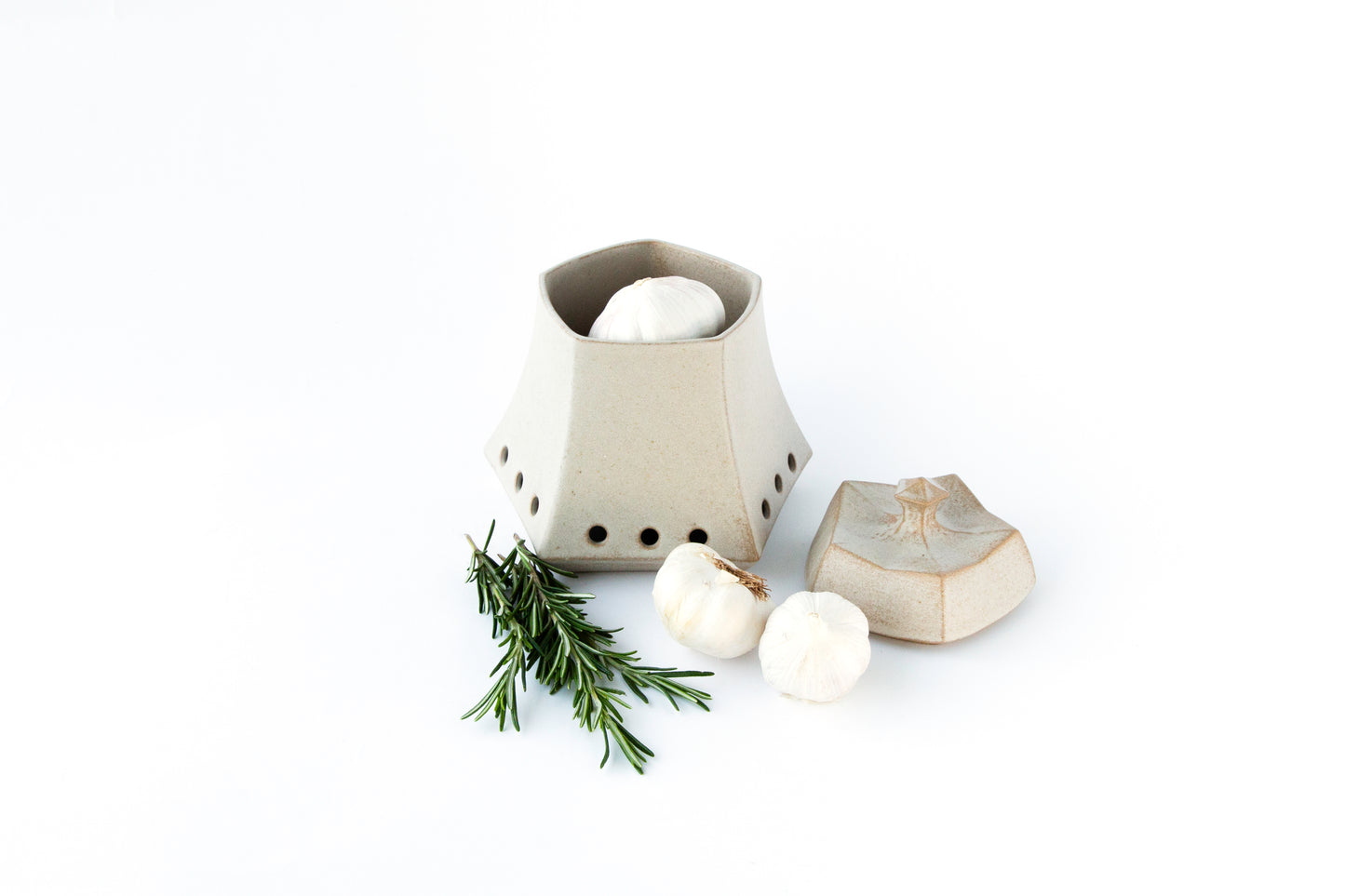 Hvítlaukskrús - Garlic jar