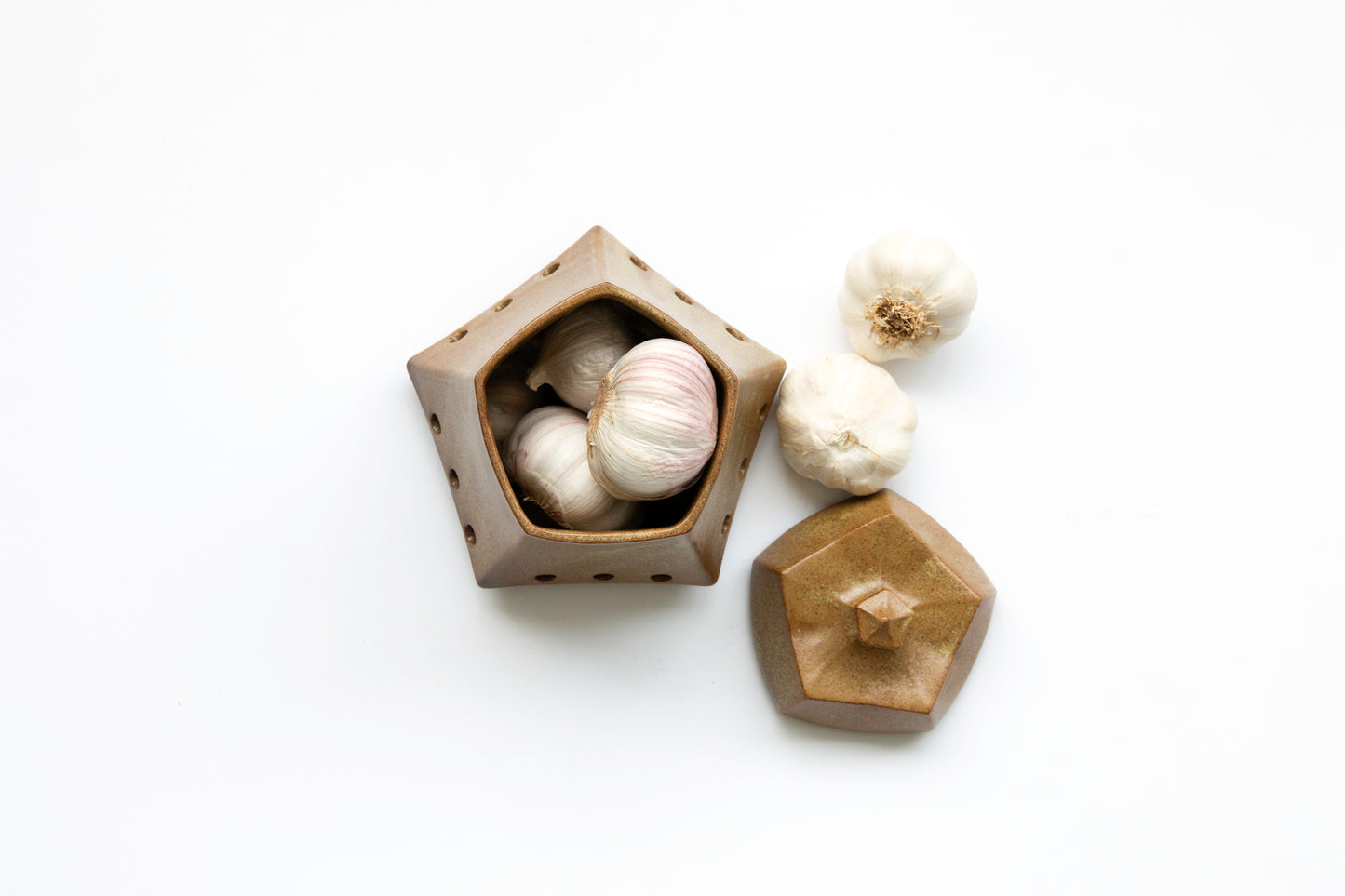 Hvítlaukskrús - Garlic jar