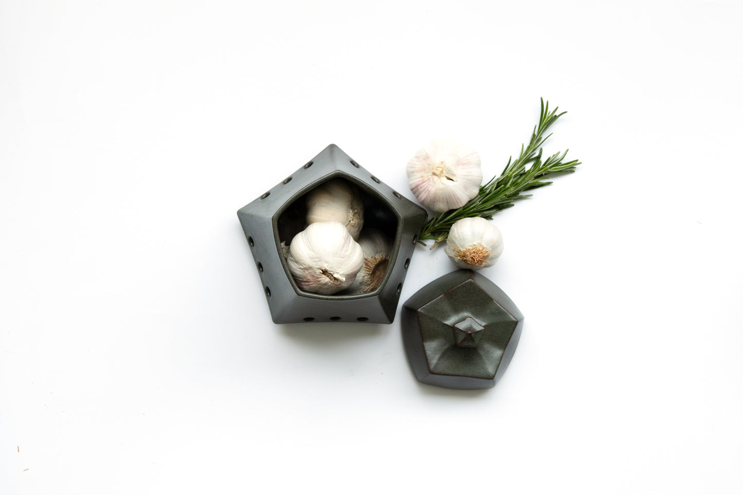 Hvítlaukskrús - Garlic jar
